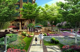 园林景观 住宅景观 园林效果图