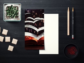 高档通用书签吊牌样机图片