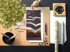 高端烫金工艺名片效果图样机