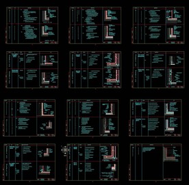 墙地相接CAD大样图