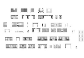 CAD整木展厅素材