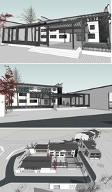 新中式景区游客服务中心