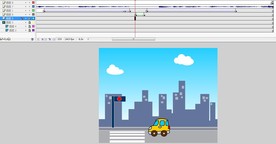 小车等红灯10秒