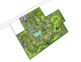 紫桂园景观平面设计图