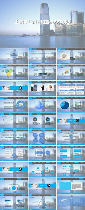 商务年终总结PPT模板