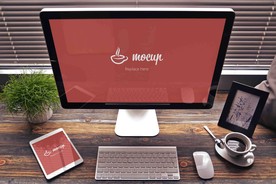 电脑显示器智能样机图片