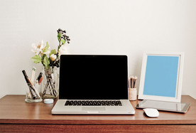 笔记本办公VI样机图片