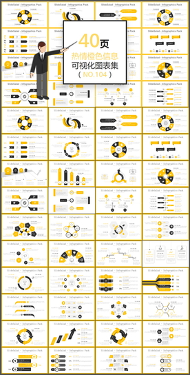 商务数据图表分析年终总结PPT