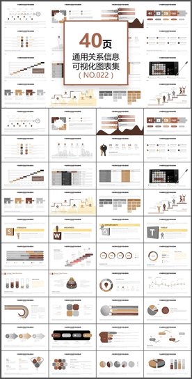 商务数据图表分析年终总结PPT