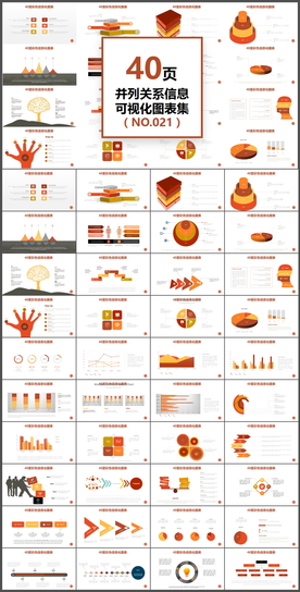 商务数据图表分析年终总结PPT