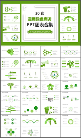 商务数据图表分析年终总结PPT