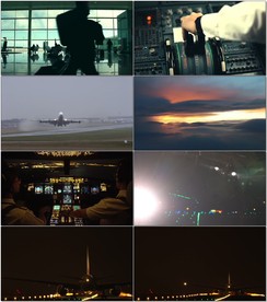 飞行员驾驶飞机飞行