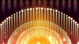 金色 颁奖 年会 开场