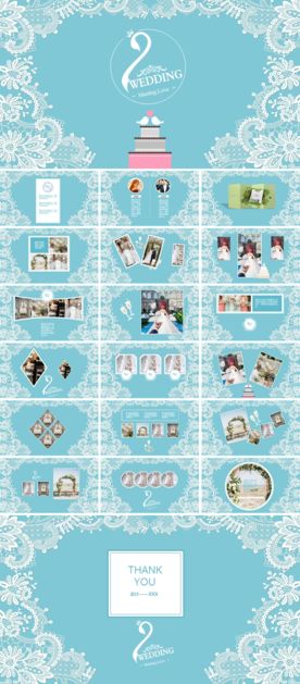 情人节浪漫婚礼电子相册PPT