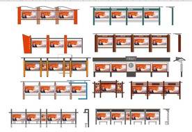 宣传栏候车亭设计