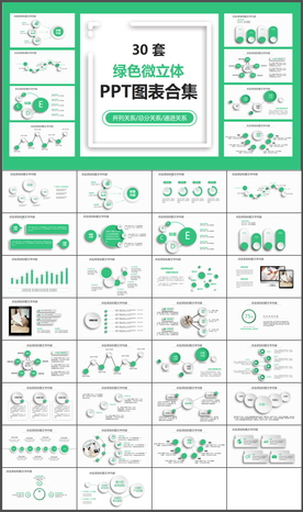 商务数据图表分析年终总结PPT
