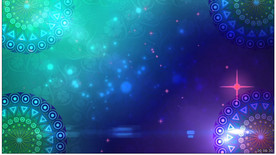 大气唯美梦幻花纹舞台背景视频