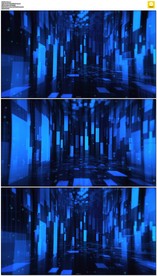 蓝色科技空间穿梭