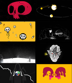 死神来了恐怖动画视频素材