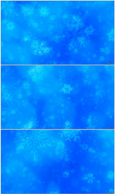 唯美浪漫雪花飘落蓝色背景视频