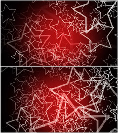 红色五角星浪漫唯美星星背景