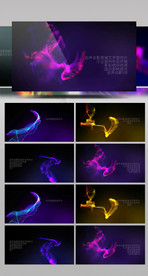 绚丽唯美企业宣传年会会声会影模