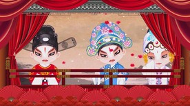 京剧脸谱说唱完整版背景视频