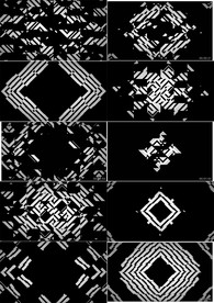 黑白图形循环LED动感VJ背景