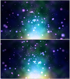 4K梦幻唯美动感粒子光效背景