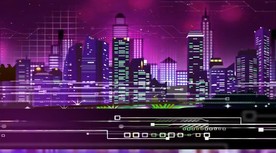 地铁轻轨火车窗外夜色夜景楼宇