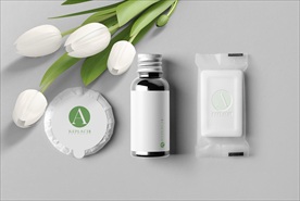 清洁产品小样展示