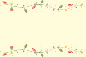 小清新花朵PPT背景图片