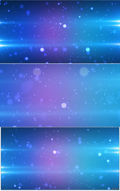 蓝色唯美梦幻光点光线特效背景