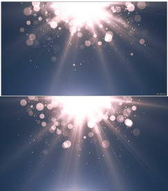 4K光点光斑光线特效唯美背景