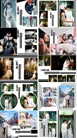 在一起的感觉婚纱模版