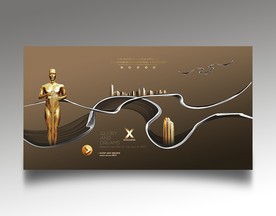 金色高端商业地产广告