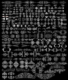 最新流行花形图案