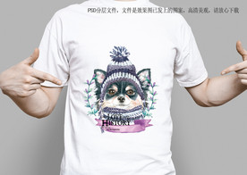 可爱效果服装印花