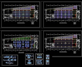 广场展会装修方案CAD图