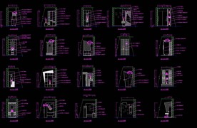 玄关衣帽柜施工图
