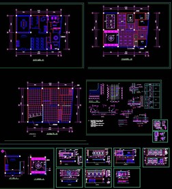 办公室精装饰图纸