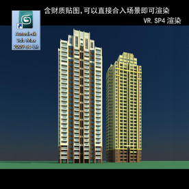 高层住宅 小区 住宅 室外