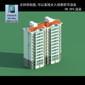 高层住宅 小区 住宅 室外