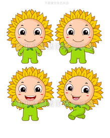 卡通向日葵2018