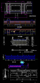 铸铁栏杆CAD图纸