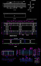 不锈钢栏杆CAD图
