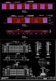 马路护栏设计图纸