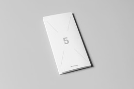 单面折页画册样机贴图PSD图片