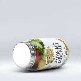 罐子玻璃包装展示样机