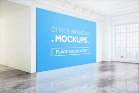 室内展板装饰画样机图片